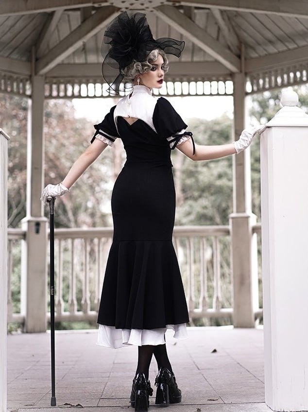 Lolita Gothic Mermaid Dress Set - LolitaEraSetSLolita Gothic Mermaid Dress Set