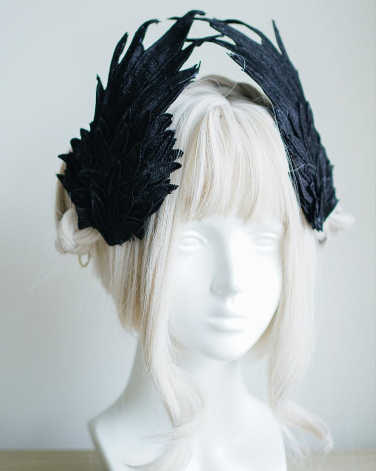 Lolita Gothic Sweet Feather Wing Hair Clip - LolitaEraBlack SetLolita Gothic Sweet Feather Wing Hair Clip