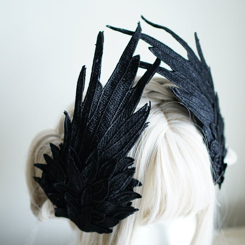 Lolita Gothic Sweet Feather Wing Hair Clip - LolitaEra