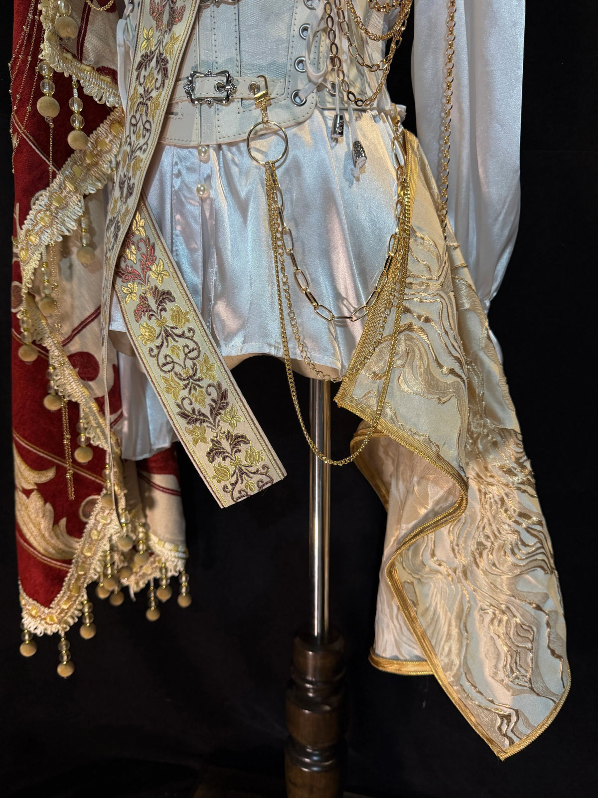 Lolita Court-Style Prince's Shawl, Prince's Sash, Retro Gothic Stylish Royal Knight Prince Outfit