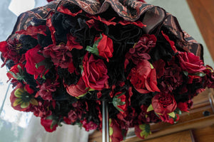 Lolita Princess Floral Petticoat 1243 - LolitaEraRedOne Size (Waist Stretches to 105cm)45cmLolita Princess Floral Petticoat 1243