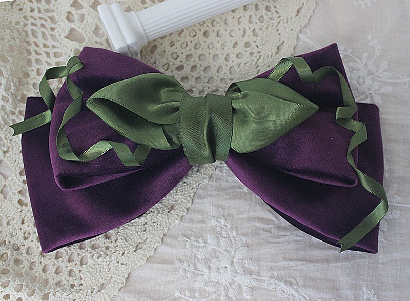 Lolita Purple Grape Theme Mini Hat Hair Clip - LolitaEra3Lolita Purple Grape Theme Mini Hat Hair Clip