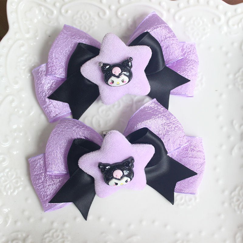Lolita Sweet Goth Devil Kuromi Hair Accessory - LolitaEra5Lolita Sweet Goth Devil Kuromi Hair Accessory