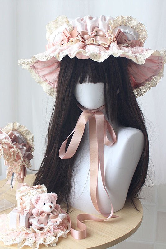 Lolita Sweet Pink Bear Headwear - LolitaEra1Lolita Sweet Pink Bear Headwear