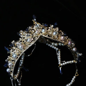 Lolita Vintage Bridal Crystal Halo Crown LE4158 - LolitaEraCrownLolita Vintage Bridal Crystal Halo Crown LE4158