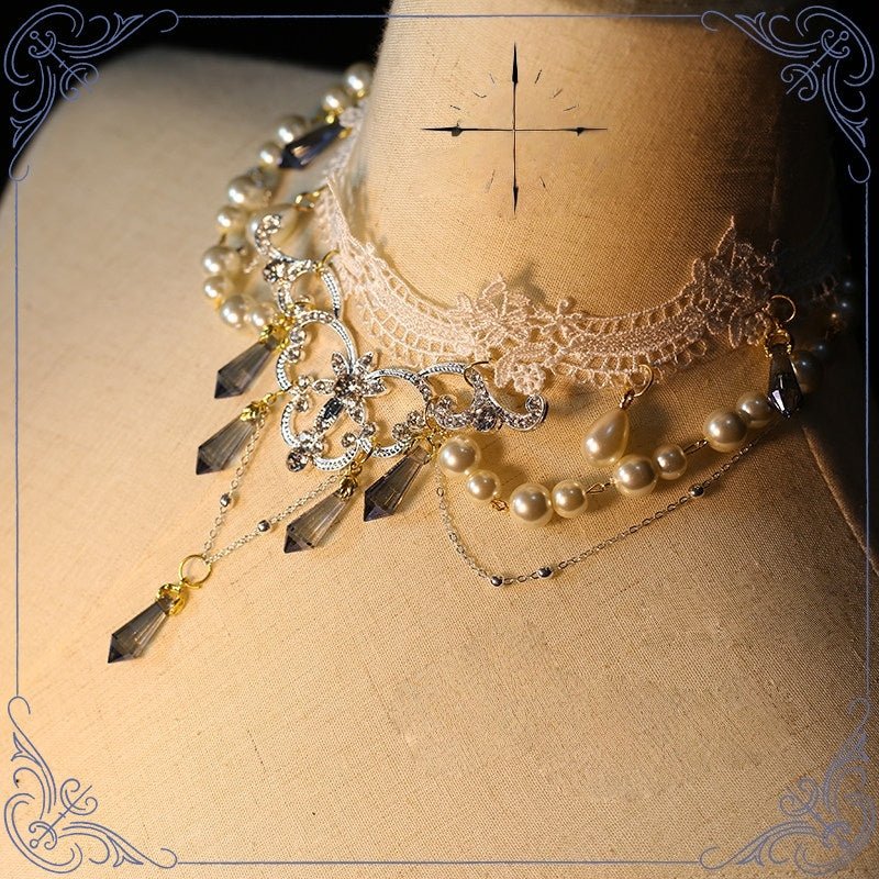 Lolita Vintage Bridal Crystal Halo Crown LE4158 - LolitaEraSetLolita Vintage Bridal Crystal Halo Crown LE4158