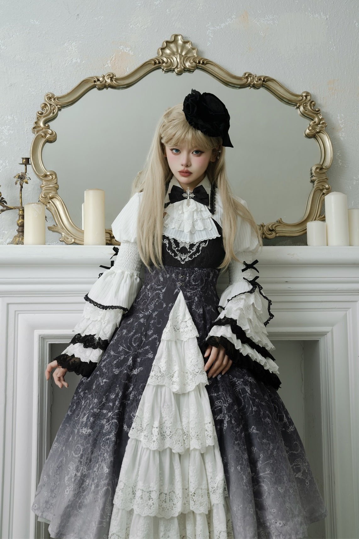 Lolita Vintage Lace Princess Dress - LolitaEra