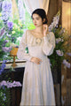 Luxury Feel Vintage Elegant Court White Dress 1273 - LolitaEraWhite DressSLuxury Feel Vintage Elegant Court White Dress 1273