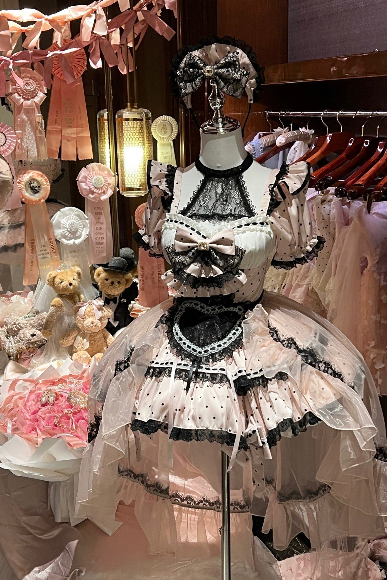 Maid Cute Sweet Soft Girl Party Dress LE1203 - LolitaEraDress+ApronSMaid Cute Sweet Soft Girl Party Dress LE1203