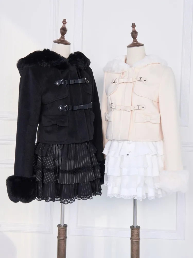 Mass Produced Japanese Style Bow Waist Tailored Top - LolitaEra