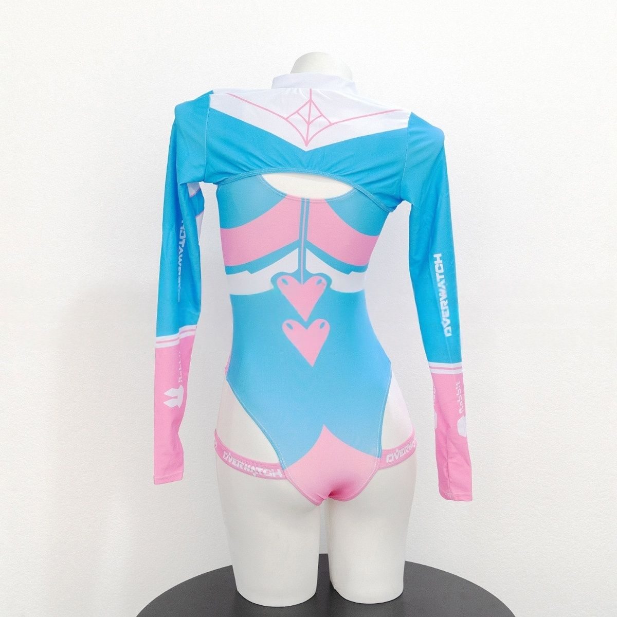 Mecha Bunny Cop Pink - Blue Cutout Bodysuit - LolitaEraPinkOne sizeMecha Bunny Cop Pink - Blue Cutout Bodysuit
