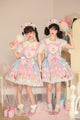Meow Velvet Milk Candy Kawaii Cat Pink JSK - LolitaEraPink JSKSMeow Velvet Milk Candy Kawaii Cat Pink JSK