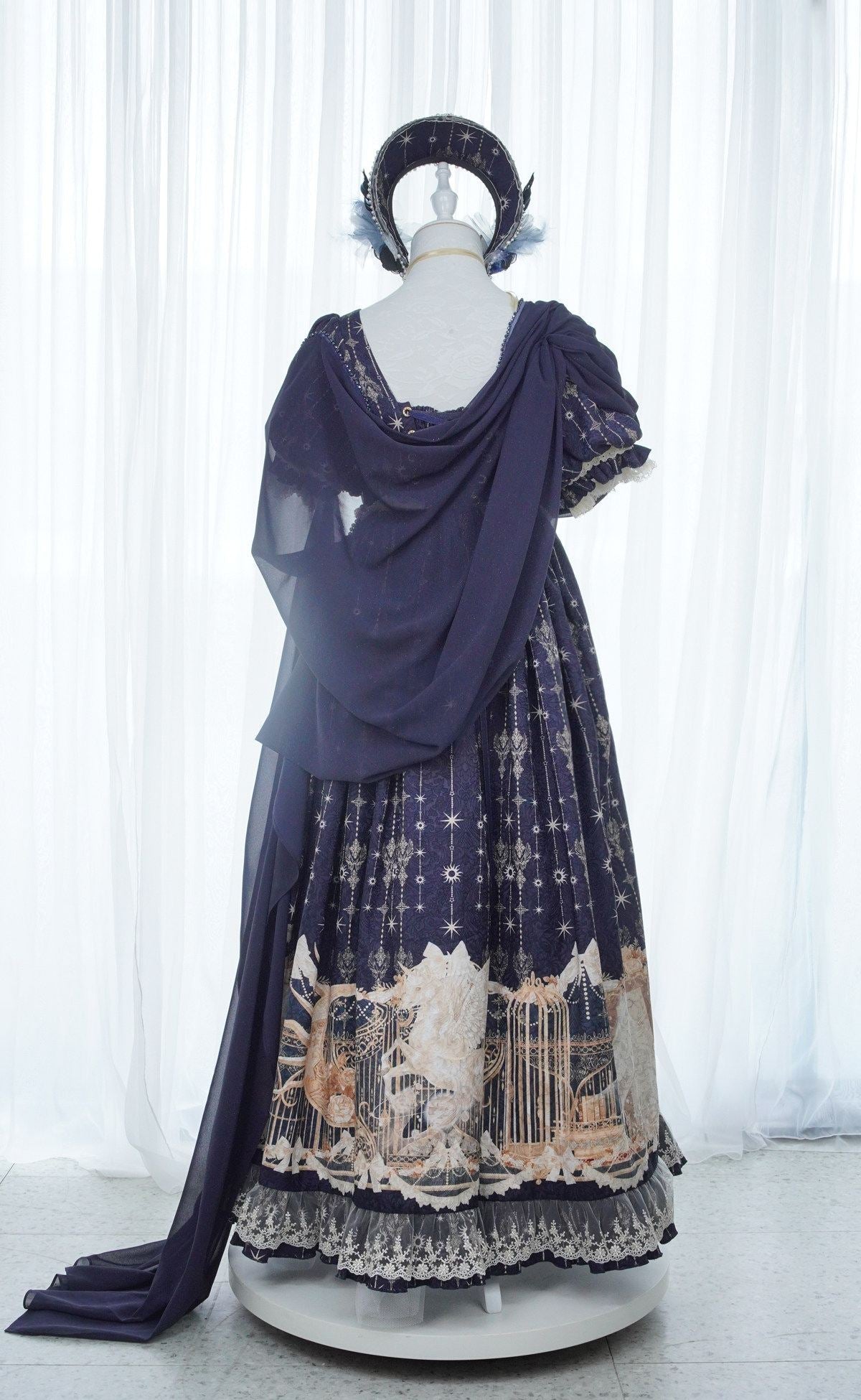 Mermaid Ode Empire Waist Gown - LolitaEraFull SetSMermaid Ode Empire Waist Gown