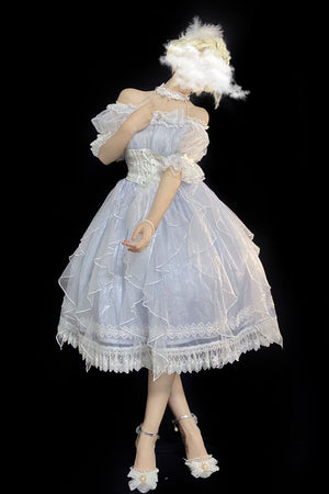 Mermaid's Secret Short Sleeve Lolita Dress - LolitaEraDressSMermaid's Secret Short Sleeve Lolita Dress