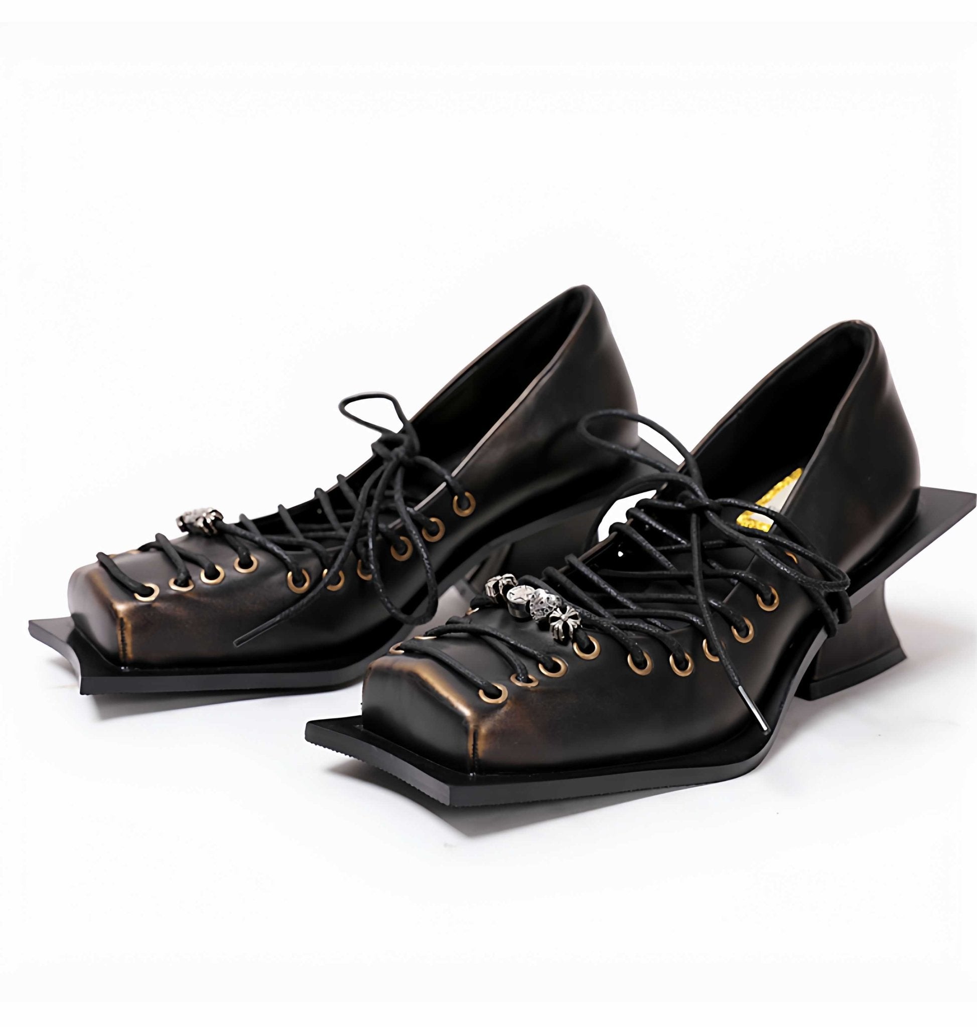 Metal Punk High Heels - LolitaEra
