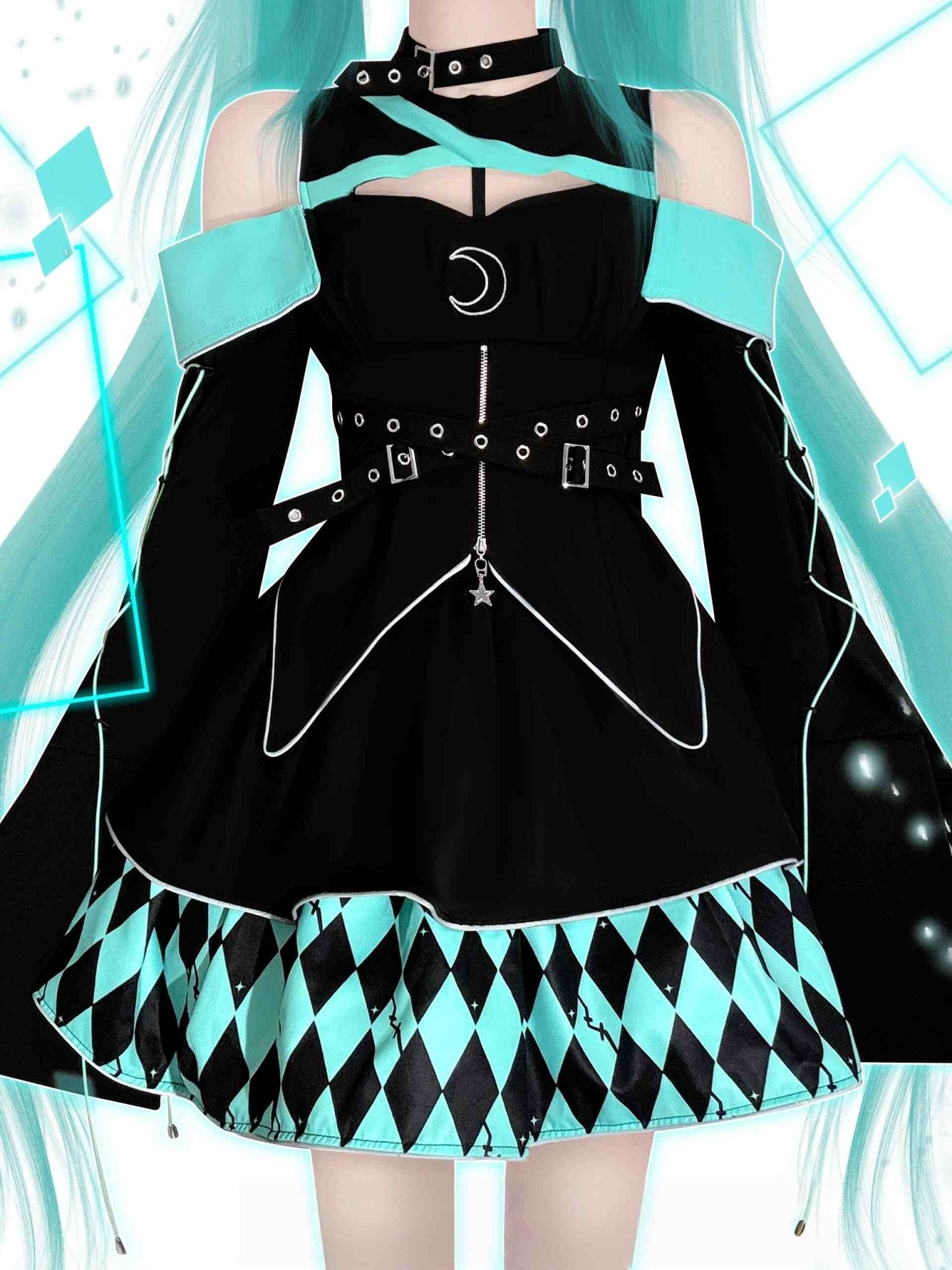 Moon Hidden Magical Girl Green Battle Costume - LolitaEraGreen SetSMoon Hidden Magical Girl Green Battle Costume