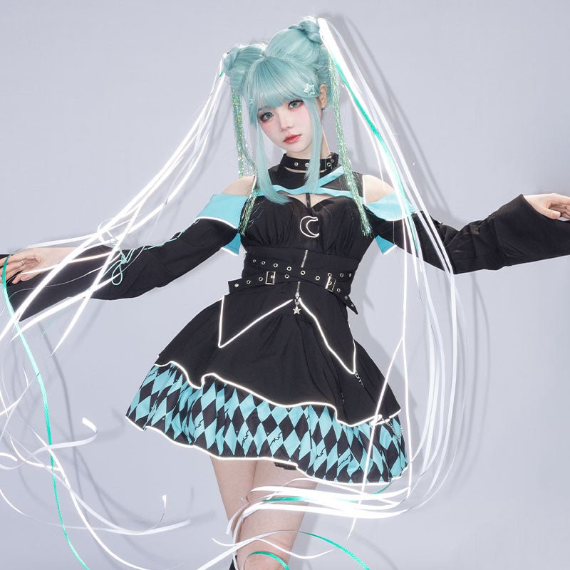 Moon Hidden Magical Girl Green Battle Costume - LolitaEraGreen SetSMoon Hidden Magical Girl Green Battle Costume