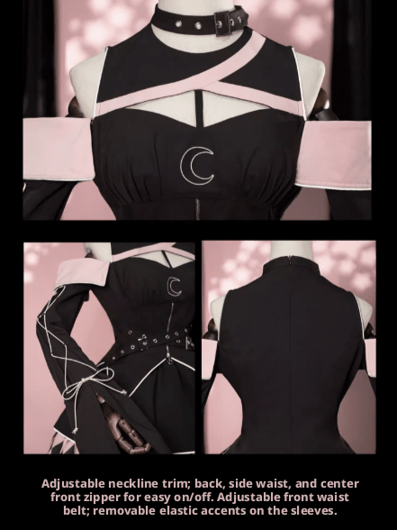 Moon Hidden Magical Girl Pink Battle Costume - LolitaEraPink SetSMoon Hidden Magical Girl Pink Battle Costume