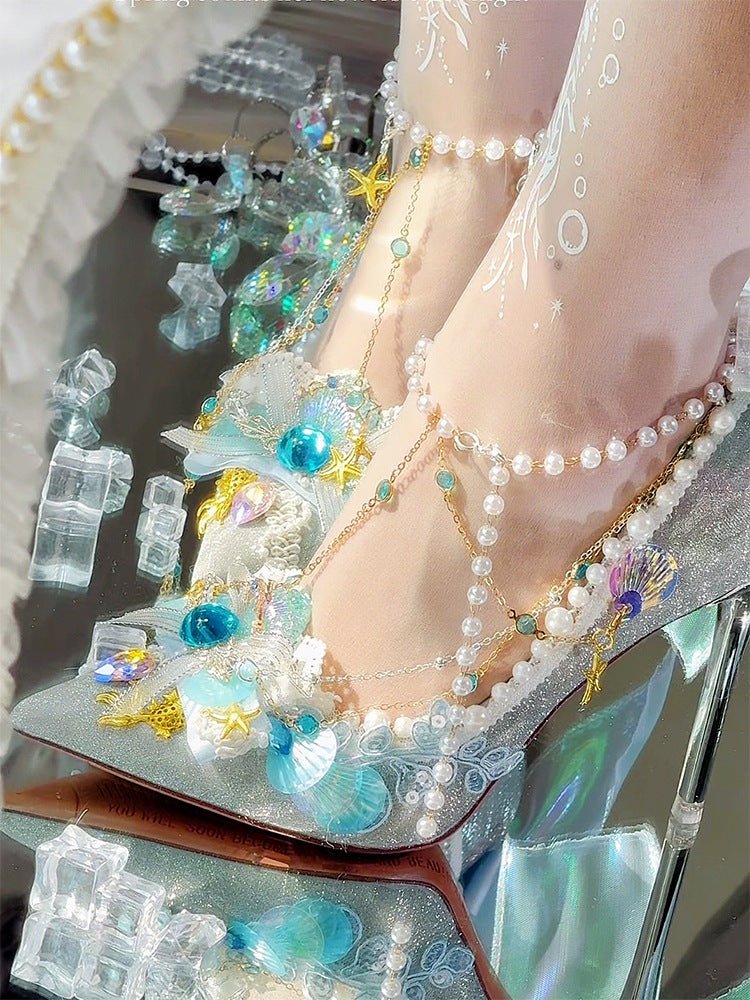 Neptune's Bride Mermaid Heels LE5102 - LolitaEra7.5CM34Neptune's Bride Mermaid Heels LE5102