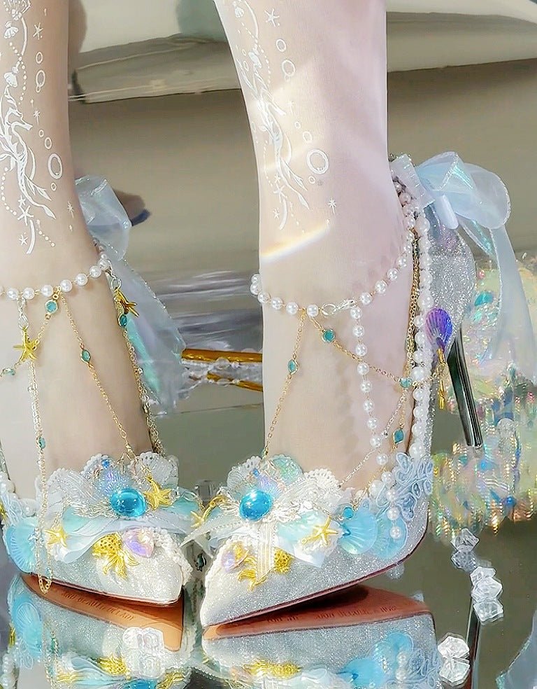 Neptune's Bride Mermaid Heels LE5102 - LolitaEra7.5CM34Neptune's Bride Mermaid Heels LE5102