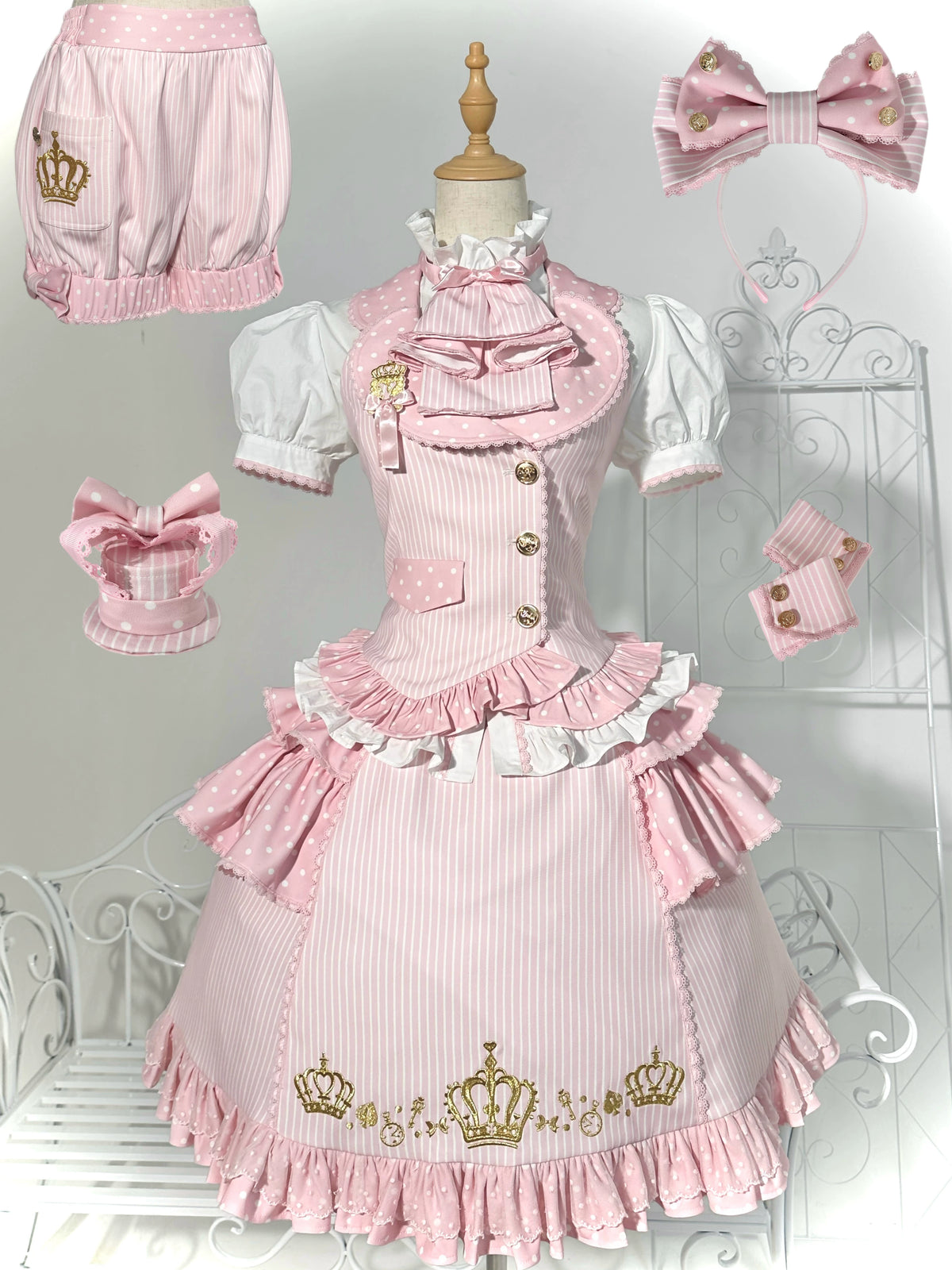 New Century Princess Pink Gold yume Dream Beauty lolita Original Design