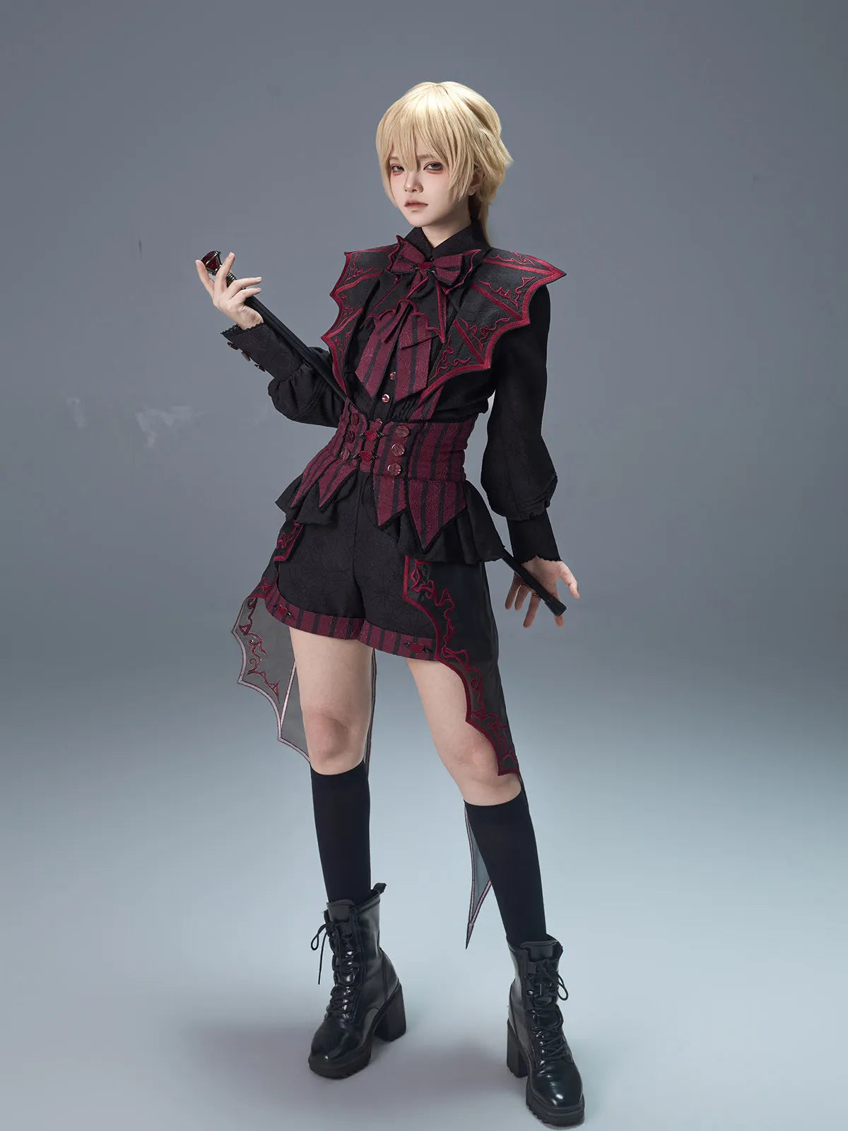 Full reservation for UNCHARTEDSTARS new devil routine prince outfit lolita suit summer