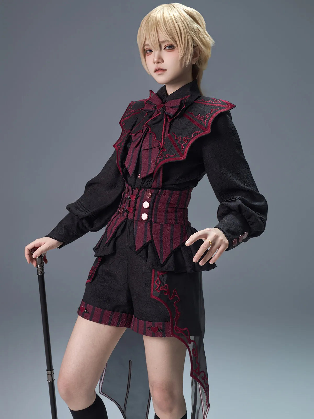 Full reservation for UNCHARTEDSTARS new devil routine prince outfit lolita suit summer