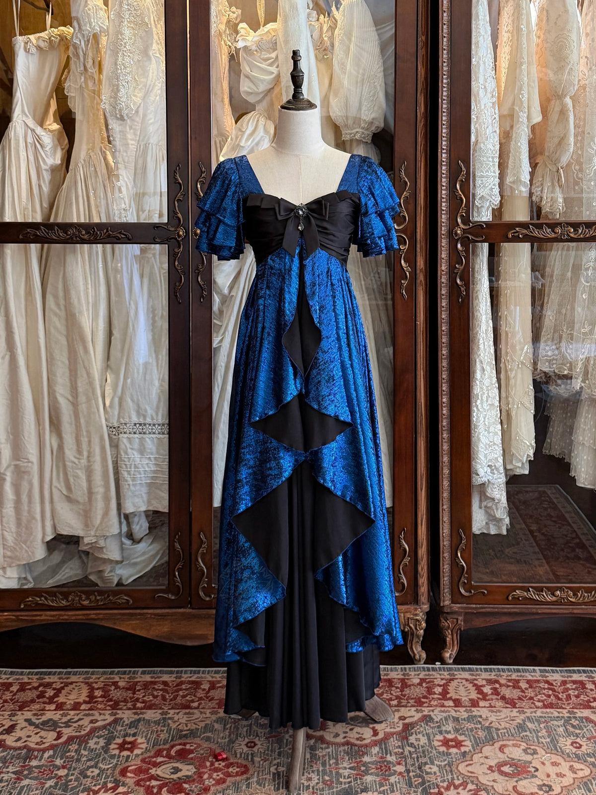 【Night Banquet Butterfly Shadow】【Deposit】 Every Page of the Poem Lolita Elegant Cla-Style Imperial Dress