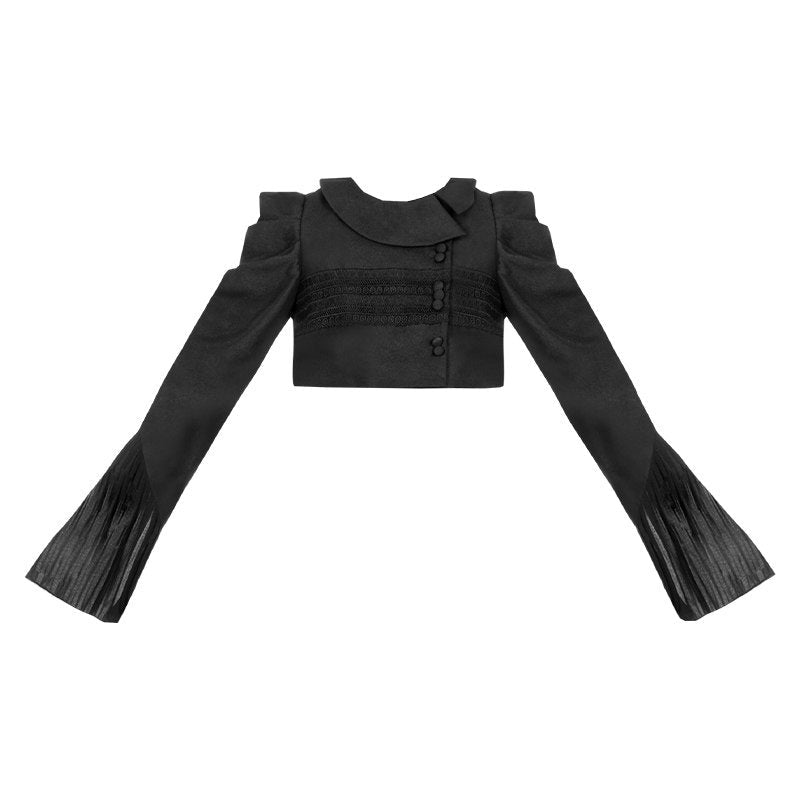 Night Traveler Lolita JSK Set - LolitaEraBlack CoatSNight Traveler Lolita JSK Set