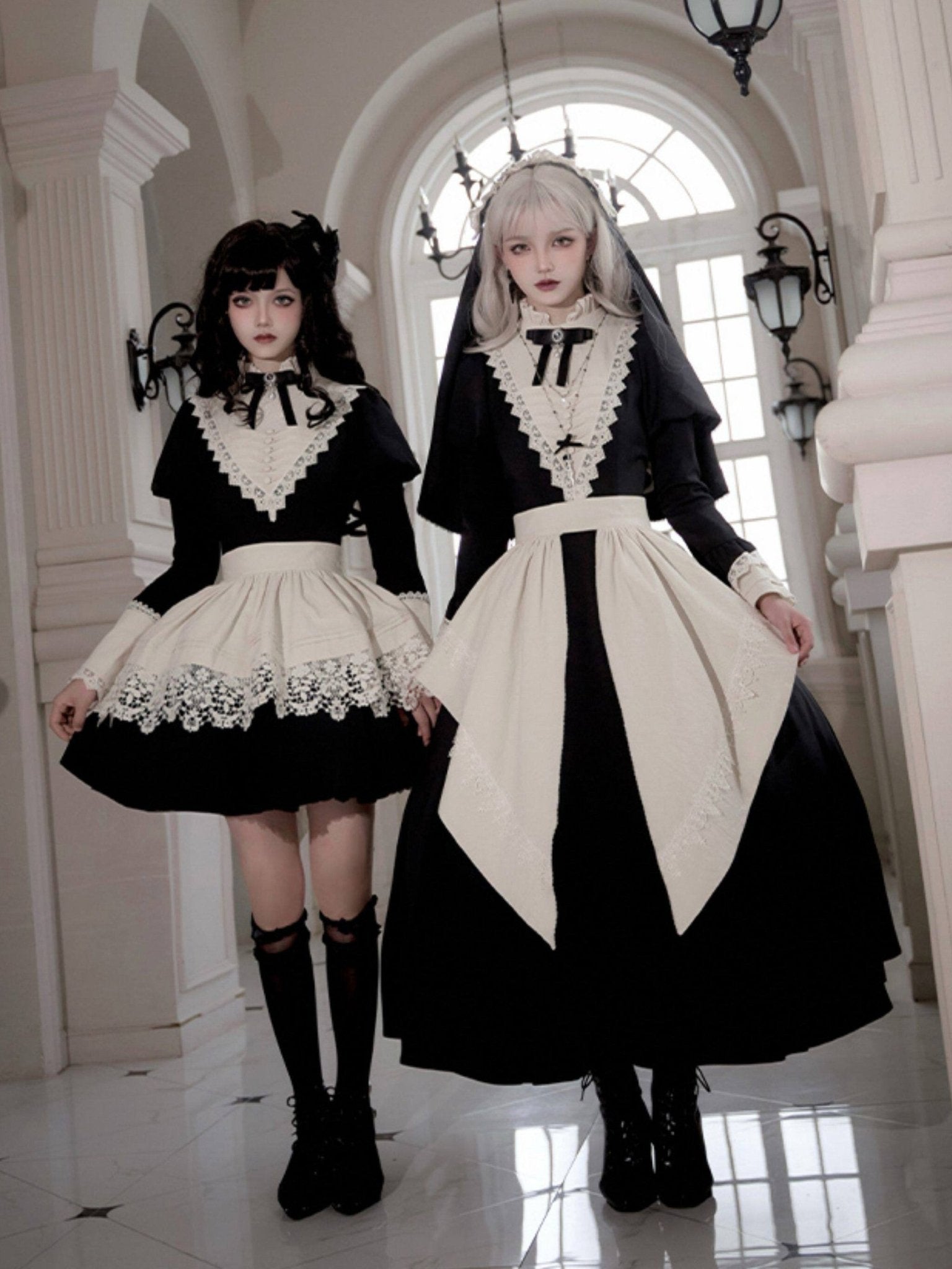 Nocturne Gothic Nun OP Set - LolitaEra