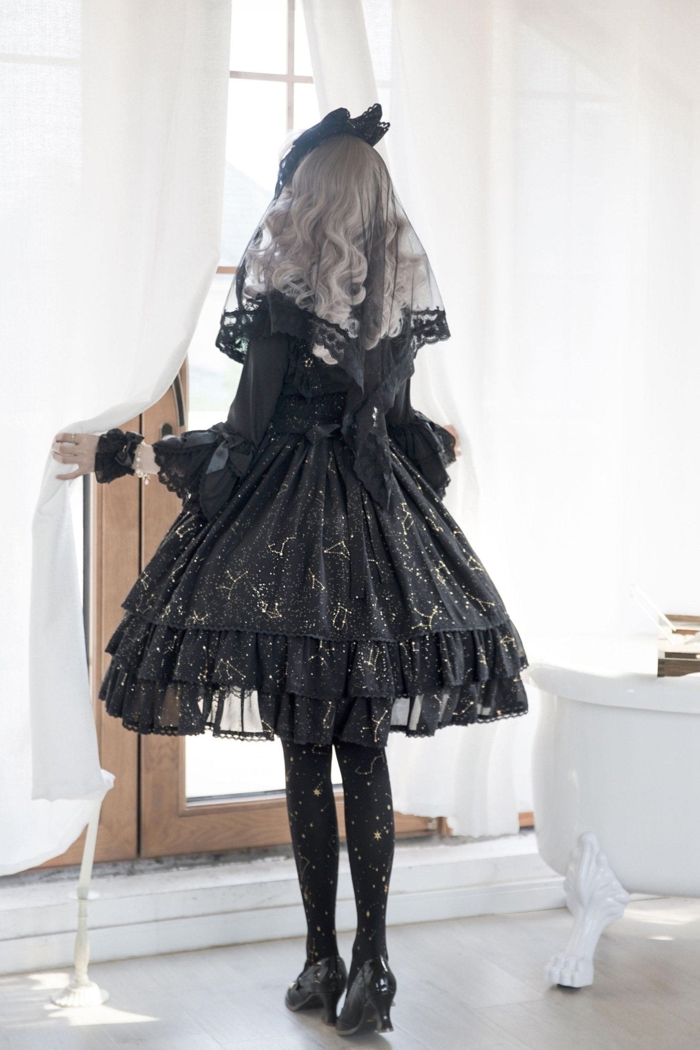 November Sakuya Gothic Constellation Lolita JSK - LolitaEra
