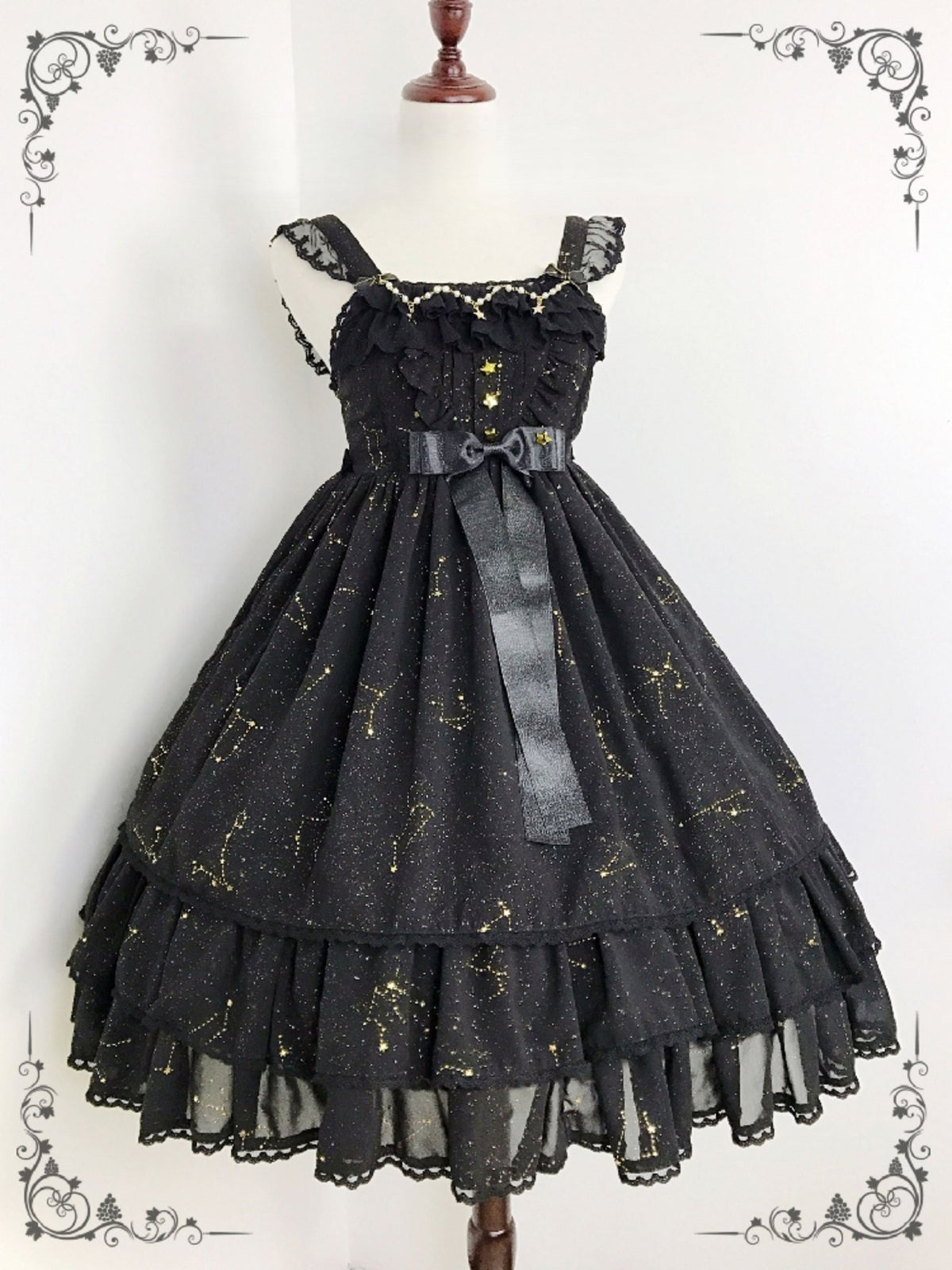 November Sakuya Gothic Constellation Lolita JSK - LolitaEra