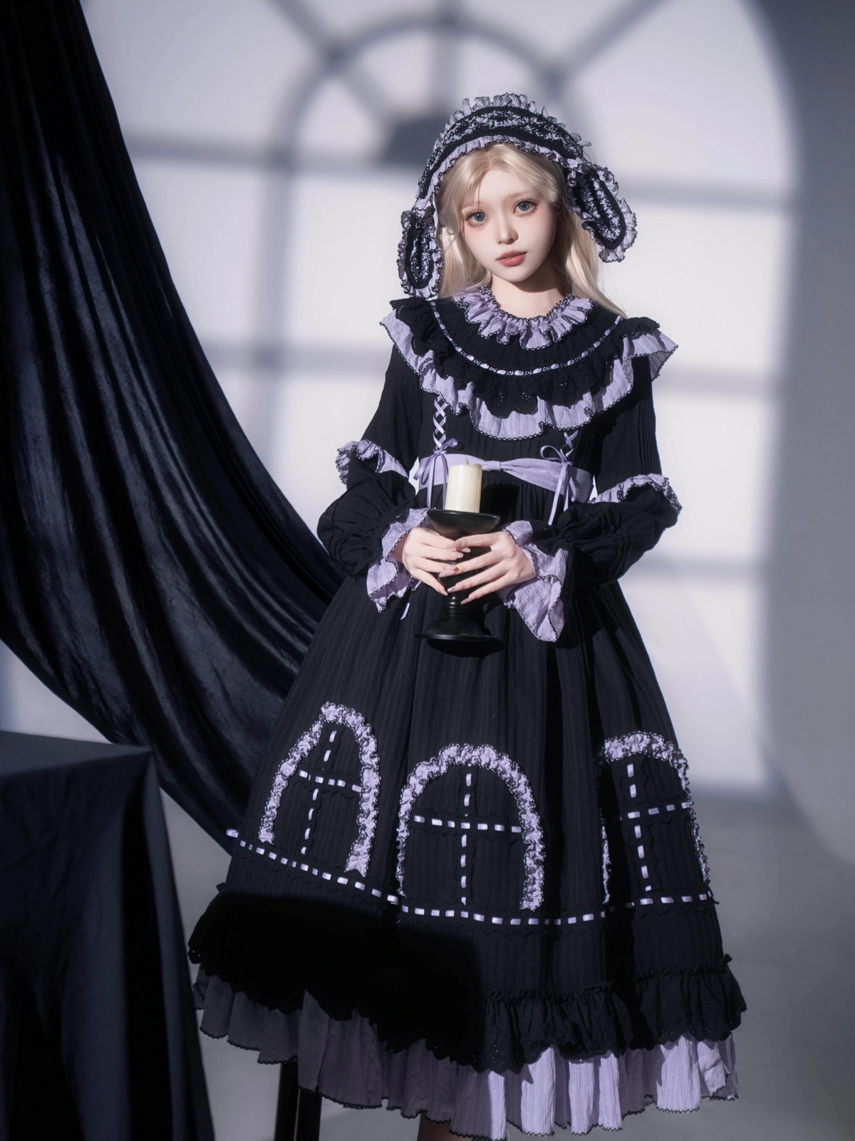 Witch Lilith Lolita Dark Gothic OP Dress