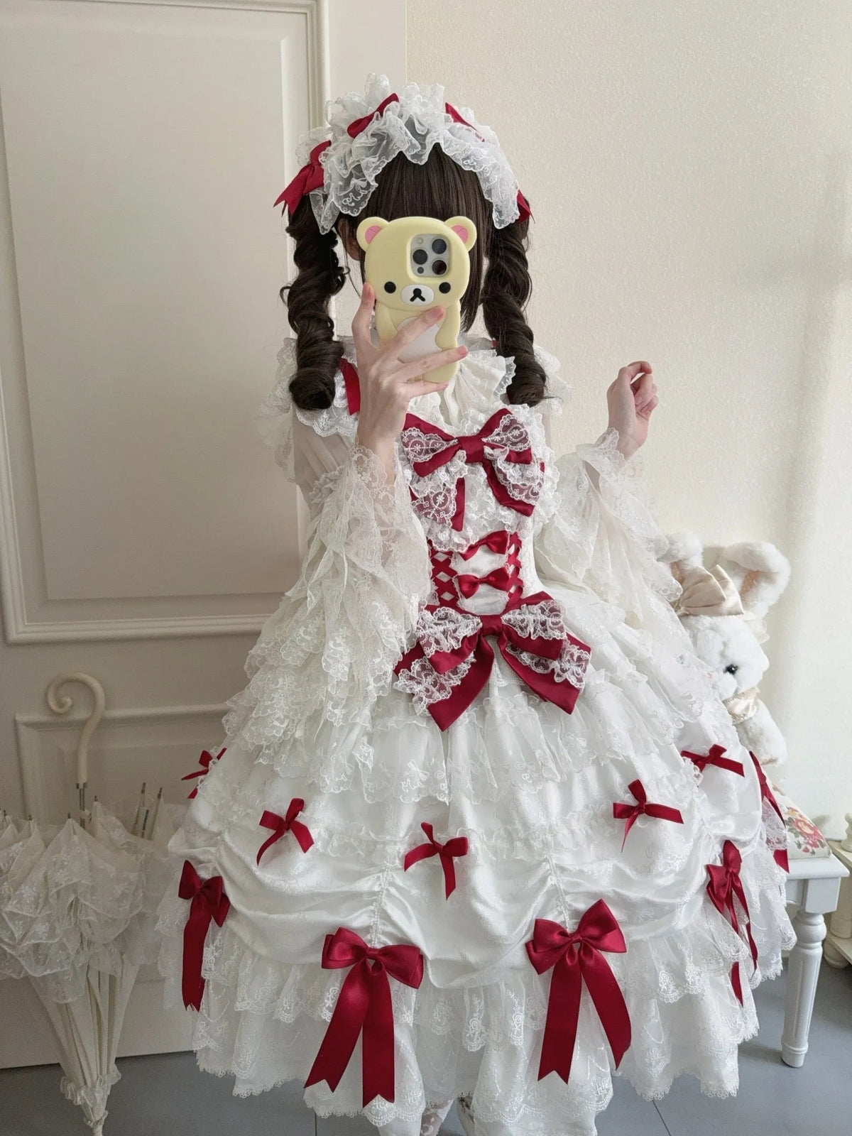【Satin Gift Box】~Sugar Girl Original Design Lolita Dress Doll-style JSK Suspender Dress