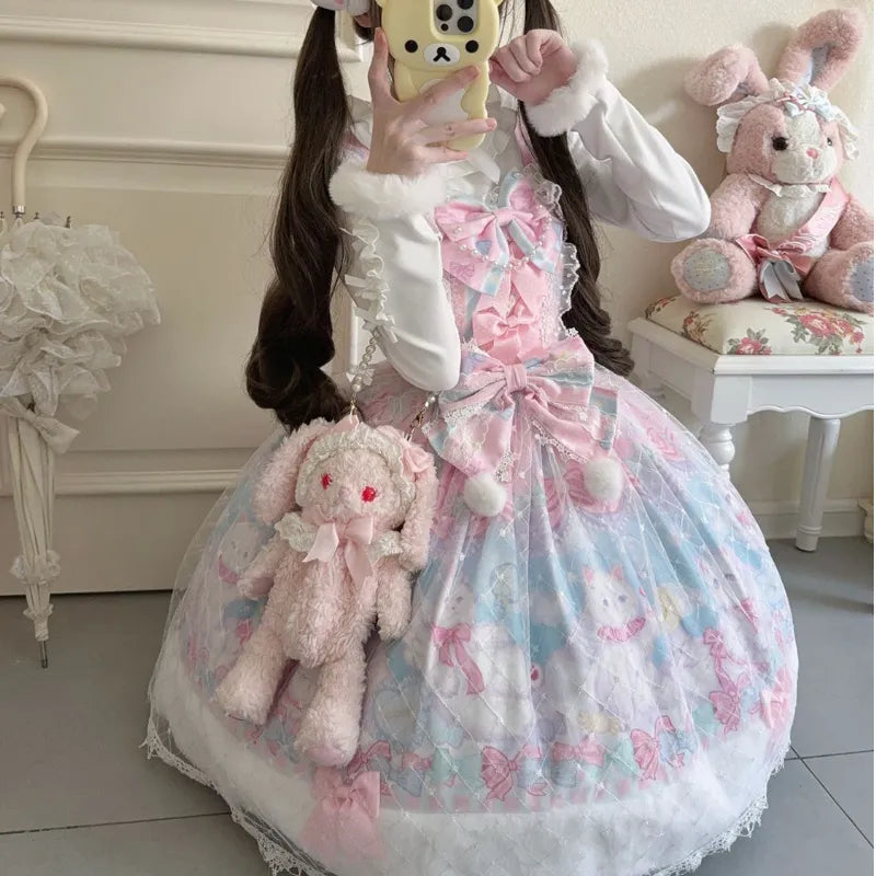[Candy Marie Cat] Han Guliang~Original Design Lolita Sweet Cute JSK Suspender Dress