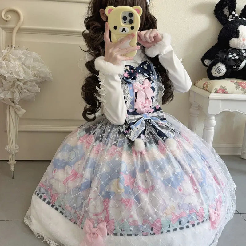 [Candy Marie Cat] Han Guliang~Original Design Lolita Sweet Cute JSK Suspender Dress