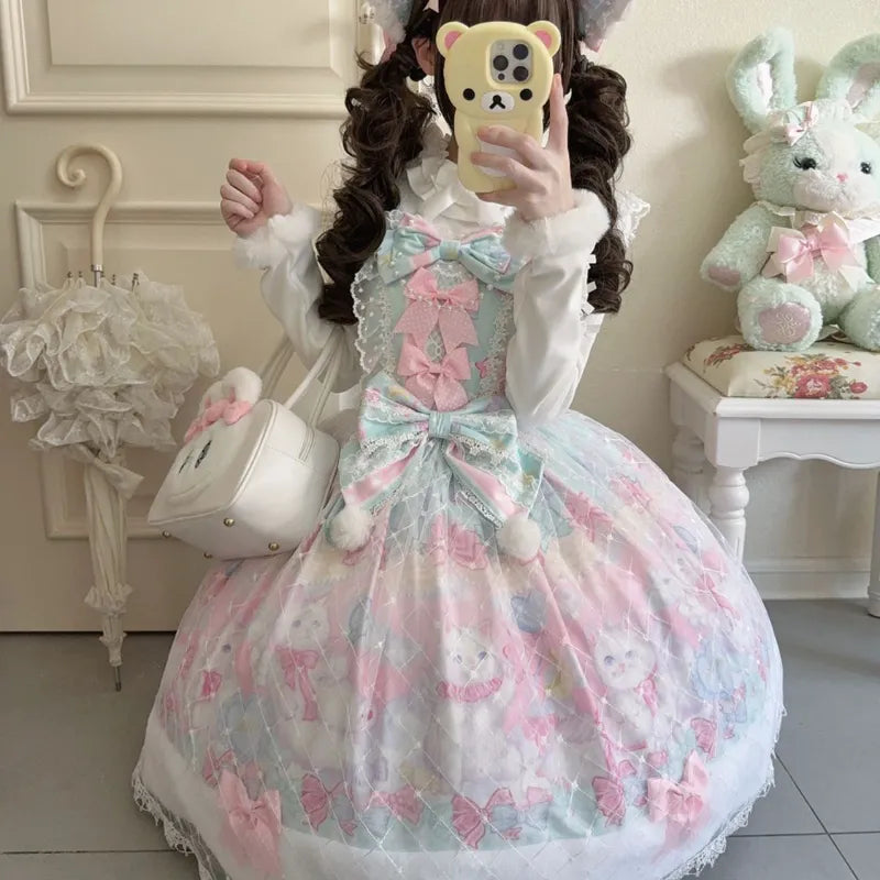 [Candy Marie Cat] Han Guliang~Original Design Lolita Sweet Cute JSK Suspender Dress
