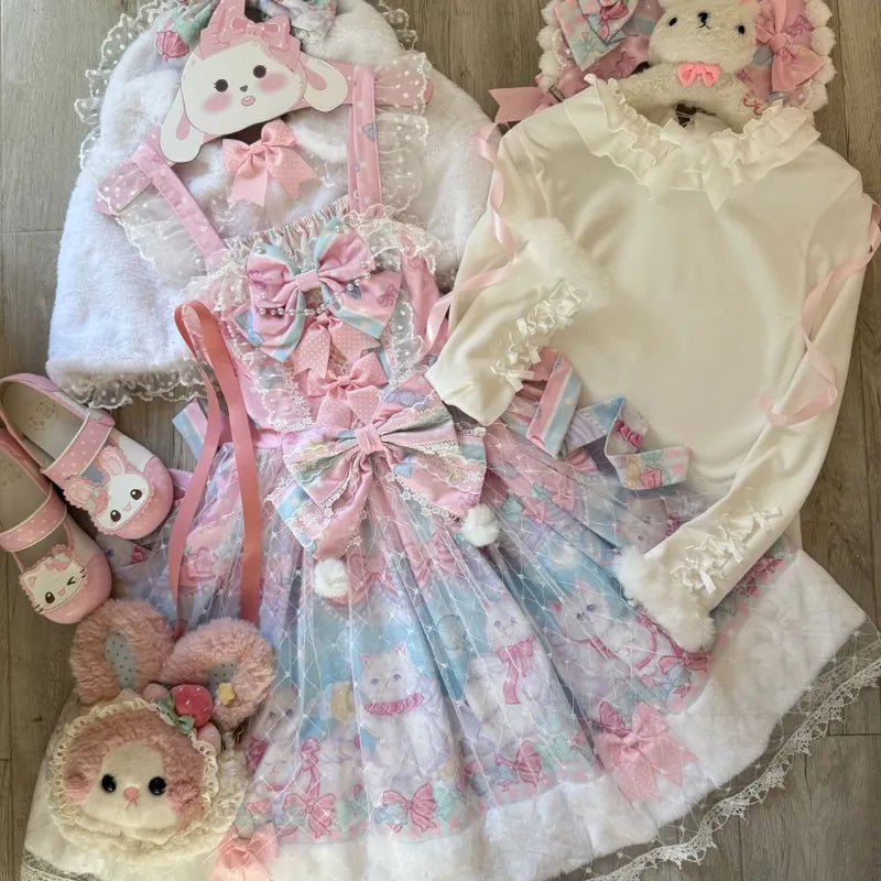 [Candy Marie Cat] Han Guliang~Original Design Lolita Sweet Cute JSK Suspender Dress