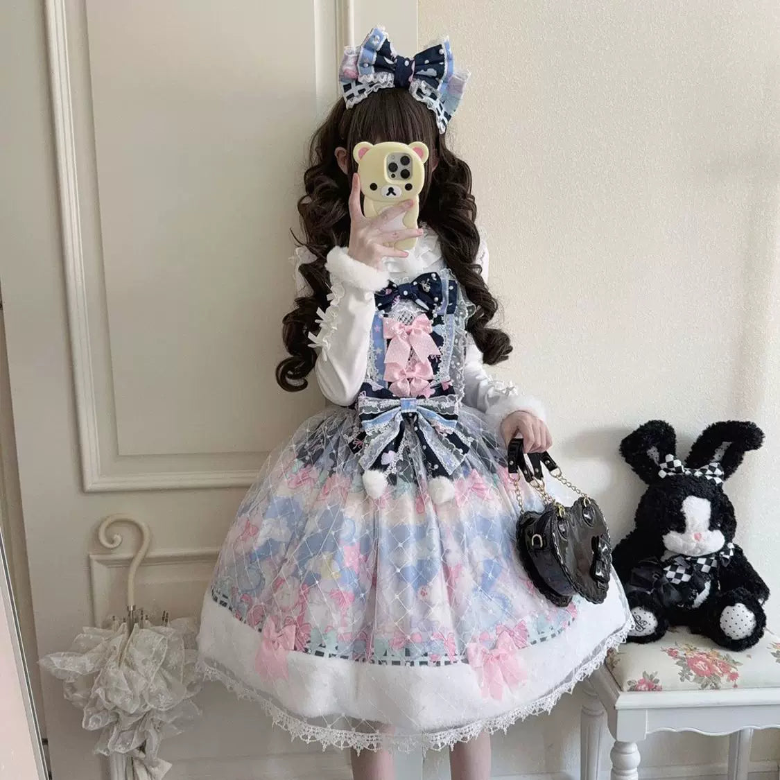 [Candy Marie Cat] Han Guliang~Original Design Lolita Sweet Cute JSK Suspender Dress