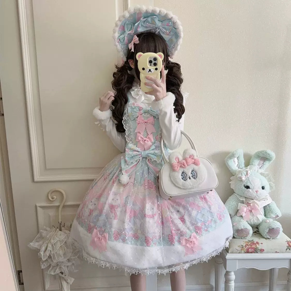 [Candy Marie Cat] Han Guliang~Original Design Lolita Sweet Cute JSK Suspender Dress