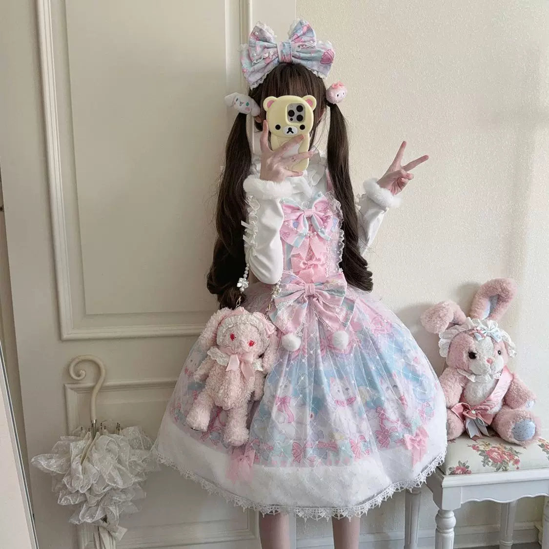 [Candy Marie Cat] Han Guliang~Original Design Lolita Sweet Cute JSK Suspender Dress