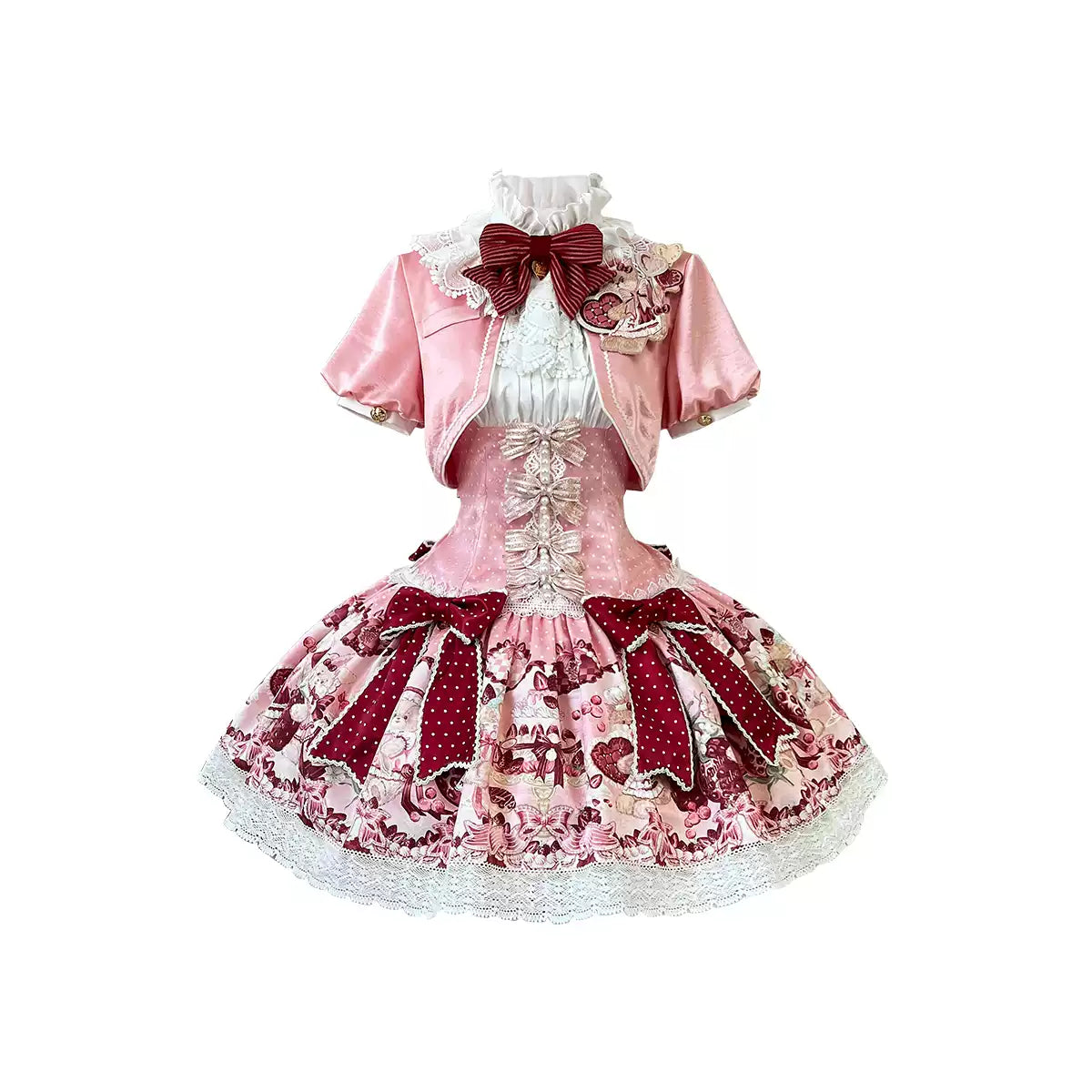 Original New Doll Strawberry Fantasy Night Sweet Lolita Summer Set