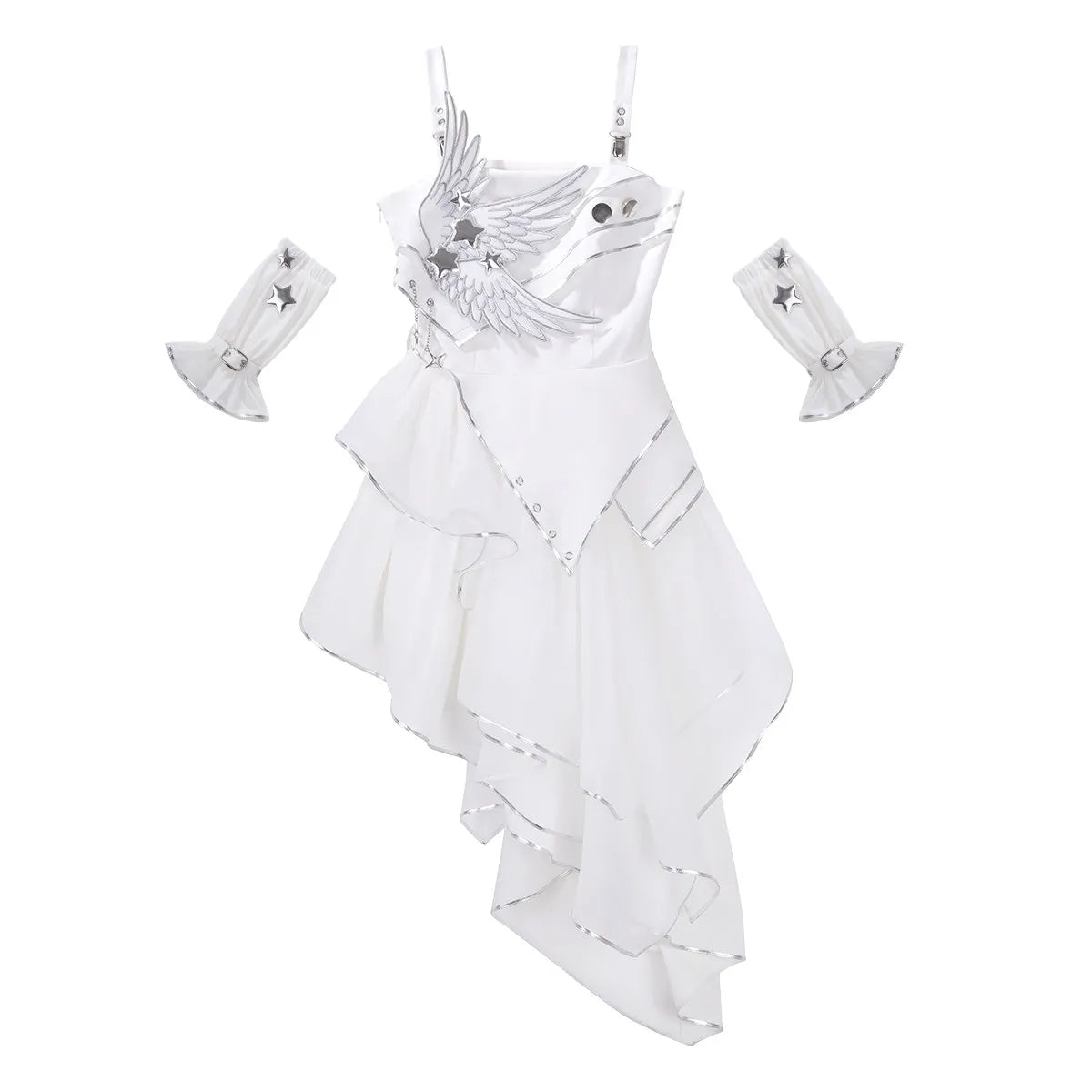 Genuine slip dress, summer set, punk style, Lolita style, Lolita Jsk