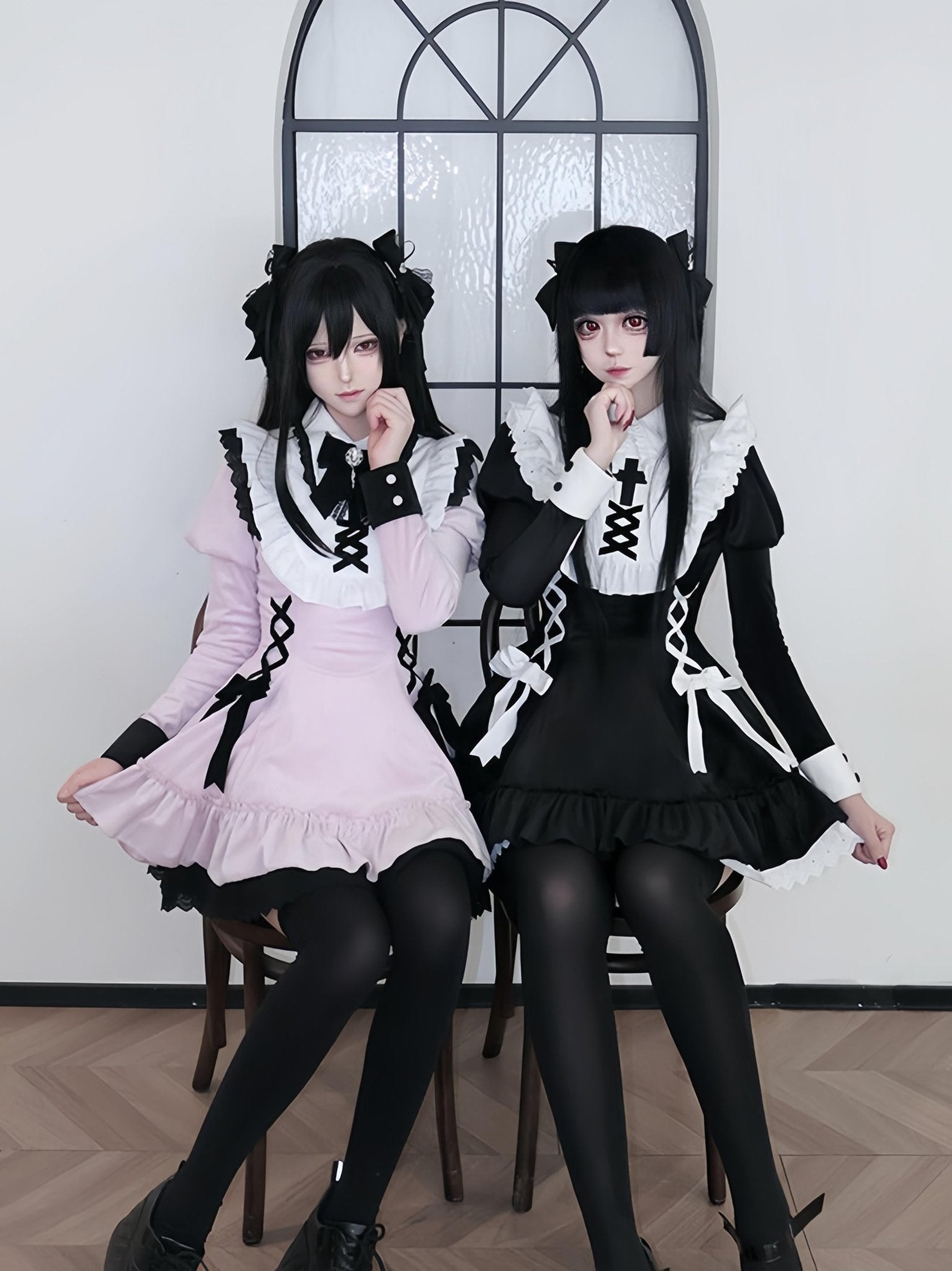 Oxygen Kawaii Cool Velvet One - Piece Dress - LolitaEraBlack SetSOxygen Kawaii Cool Velvet One - Piece Dress