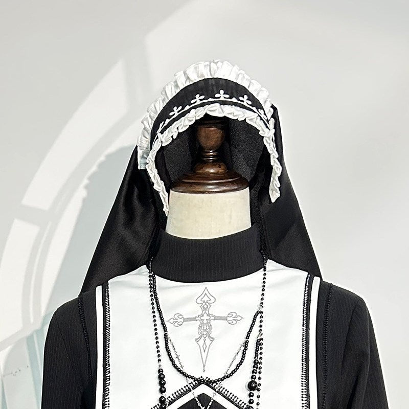 Peace Prayer Gothic Lolita Dress - LolitaEraHeadscarfSPeace Prayer Gothic Lolita Dress