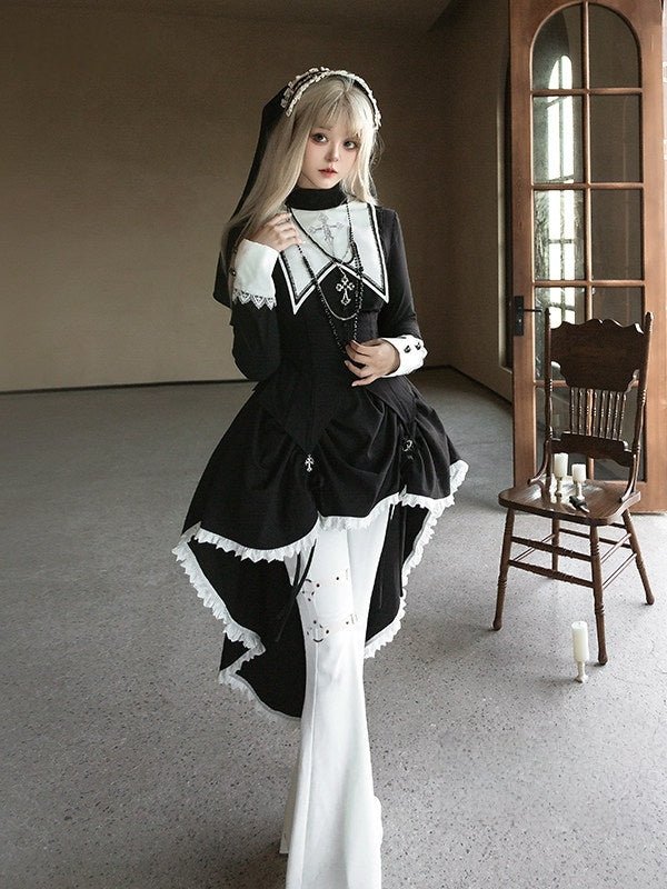 Peace Prayer Gothic Lolita Dress - LolitaEraTop+SKSPeace Prayer Gothic Lolita Dress