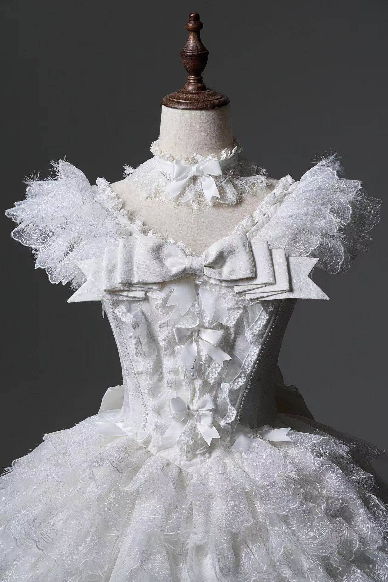 Piles of Snow · Lolita White Wedding JSK 1219 - LolitaEraWhite SetSPiles of Snow · Lolita White Wedding JSK 1219