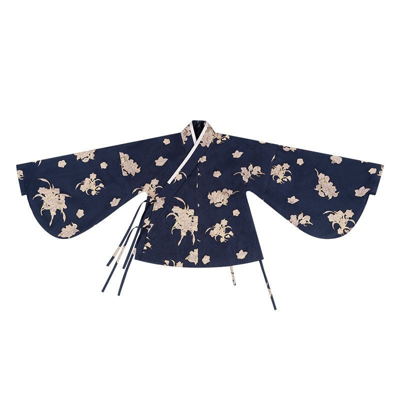 Pink Glaze Celadon Floral Embroidery Wa Lolita JSK Dress Set - LolitaEra