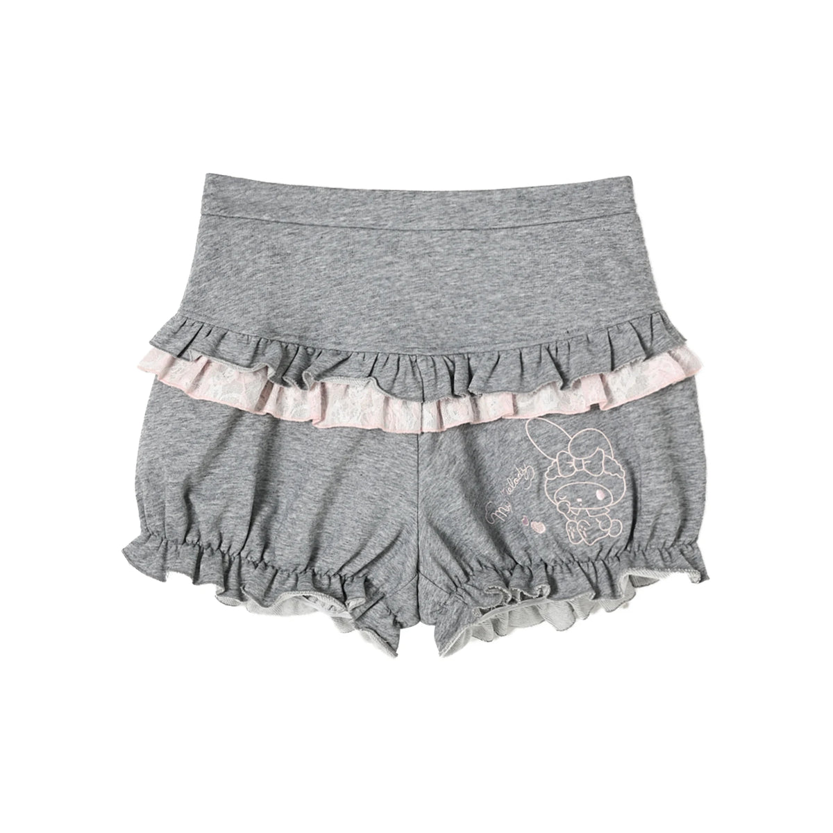 Princess Style Maiden Magazine Lace Patchwork Long Sleeve Shirt Skirt Pants Set