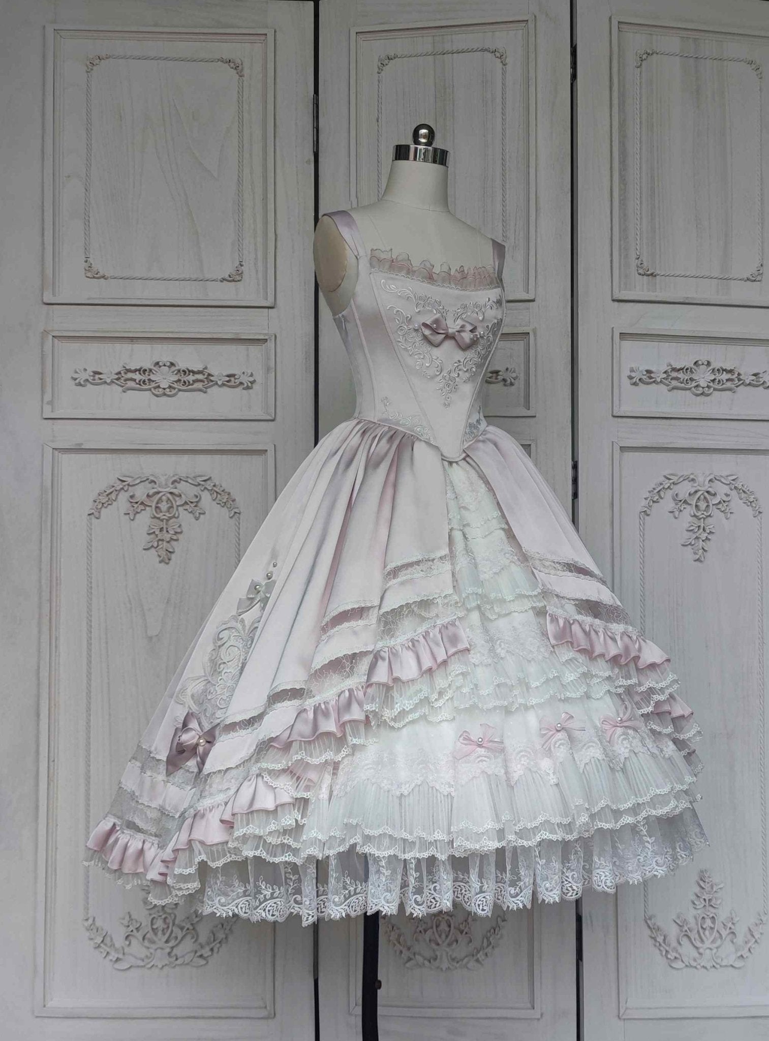 Promise of the Rose Lolita Bride JSK - LolitaEraWhite SetSPromise of the Rose Lolita Bride JSK
